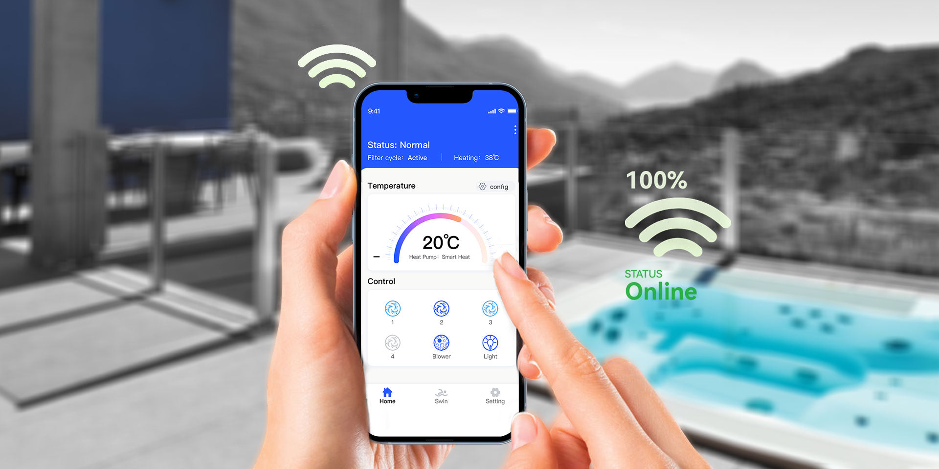 SPATECH Smart Control System for Spas & Swim Spas