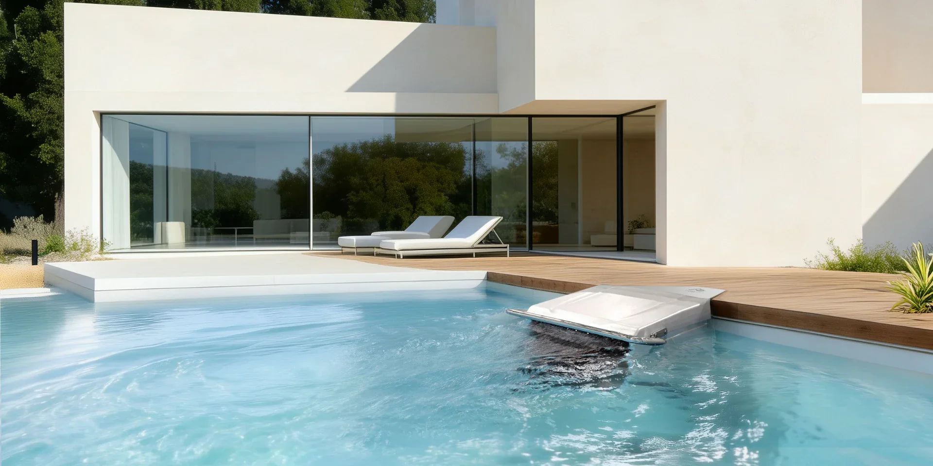 swim machine transform a pool into a professional trainning pool