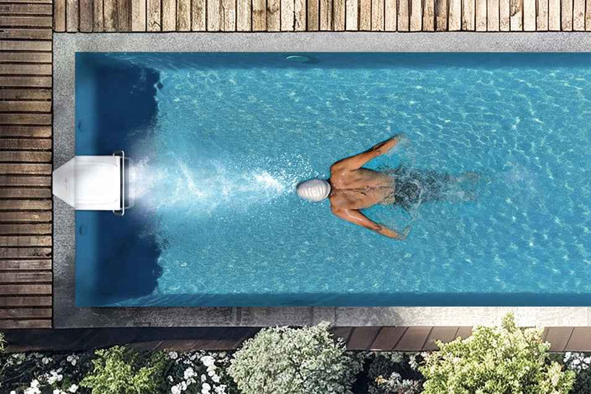 Distance Machine Swimmer Counter-current Swim Machine For Swimming Pools - Crystal Island